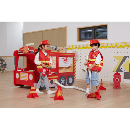 Centru de activitati gigant Masina de pompieri Super Fire Engine, Viga [6]