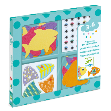 Jucarii 3-5 ani - Colaje pesti Djeco