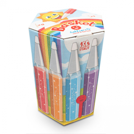 Vârstă - Colectie creioane preumplute cu particule de marmura pentru seturile creative