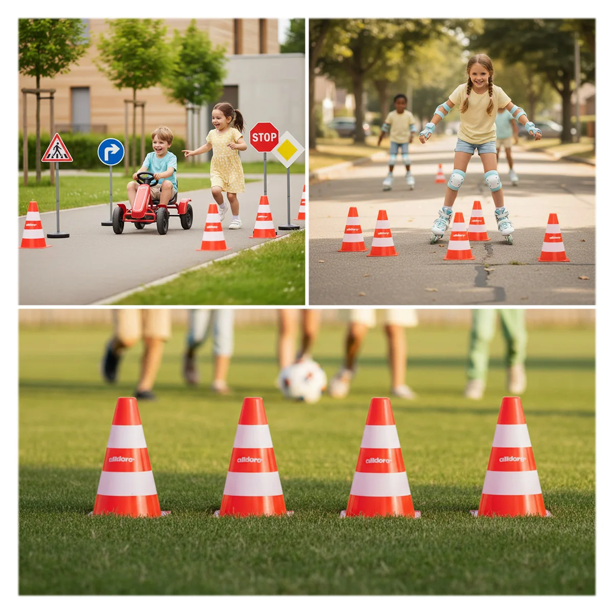 Conuri de semnalizare, set 4 bucăți, 12x18 cm [3]