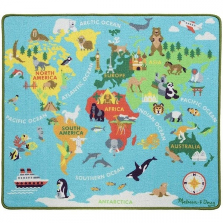 Covor de joaca Harta Lumii - Melissa and Doug [1]