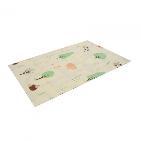 Covor de joaca pentru copii U-Grow, din spuma, pliabil, 2 fete, impermeabil, izolant, 120 x 180 x 1 cm, circuit [3]