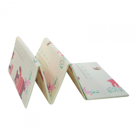 Covor de joaca pentru copii U-Grow, din spuma, pliabil, 2 fete, impermeabil, izolant, 180 x 200 x 1 cm [7]