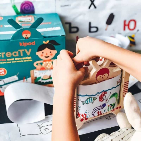 Crea TV - Set creativ pentru realizat povesti si benzi desenate, Kipod [5]