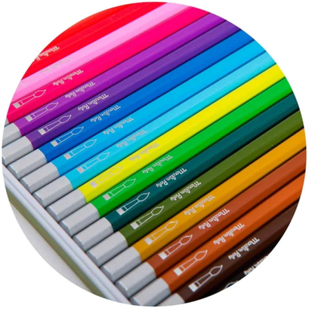 Creioane acuarela in cutie metalica, Moulin Roty [3]