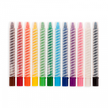 Creioane pictura cu ulei, Twisty Stix, set 12 culori [1]