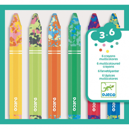 Back to school - Creioane cerate multicolore