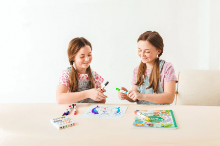 Creioane cerate duble, set de 6, Double up! , 12 culori [7]