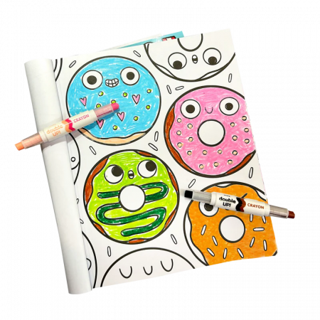 Creioane cerate duble, set de 6, Double up! , 12 culori [6]