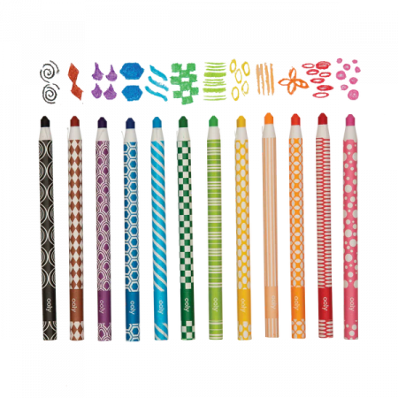 Creioane colorate Color Appeel, set de 12, cu invelis detasabil [1]