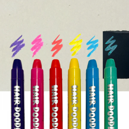 Creioane colorate pentru păr Hair Doodlers - set de 6 [5]
