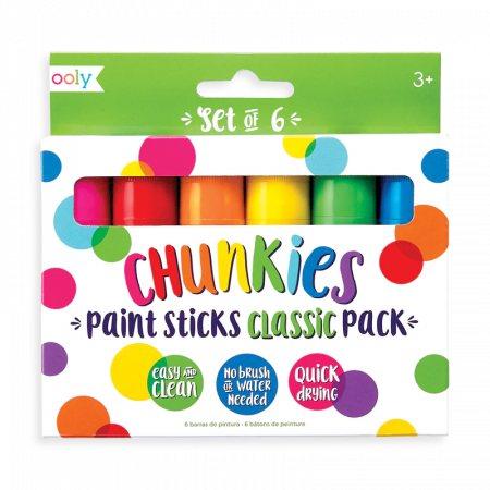 Cadouri Fete - Creioane tempera solida Chunkies, 6 bucati