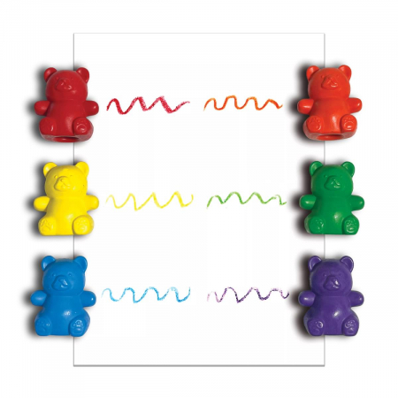 Creioane pentru degete Cuddly Cubs Bear - Set de 6 [3]