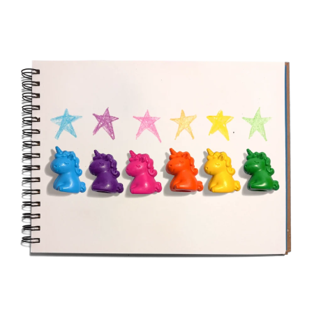 Creioane pentru degete Unicorn Party - Set de 6 [6]