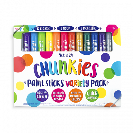 Desen si pictura - Creioane tempera solida Chunkies, 24 bucati