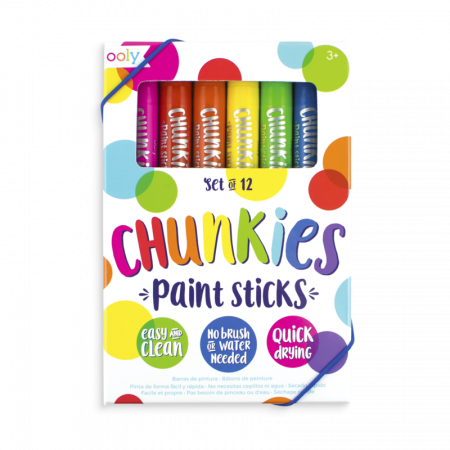 Cadouri Fete - Creioane tempera solida Chunkies, 12 bucati