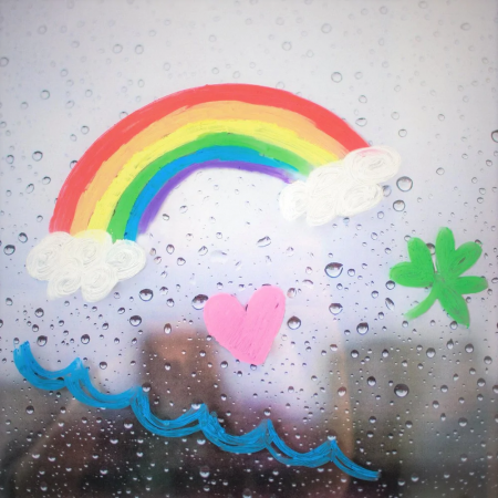 Creioane cu gel pentru geam si sticla, Rainy Dayz, set 12 culori lavabile [4]