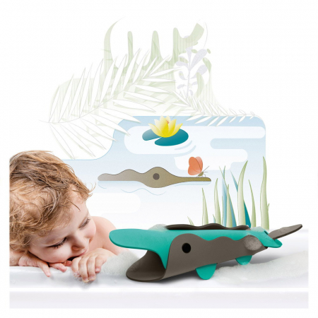 Crocodile River, set creativ de baie, Quut Toys [4]