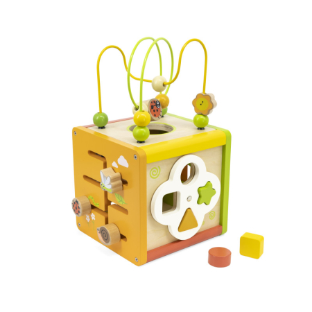 Jucarii Educative - Cub cu activitati 5-in-1, Viga