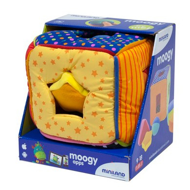 Cub moale cu forme de sortat - Miniland [0]