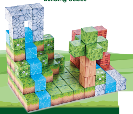 Cuburi magnetice - In natura 104 piese (2.5 cm) [3]