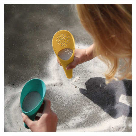 Cuppi, set lopetica cu sita si minge, turcoaz, Quut Toys [2]