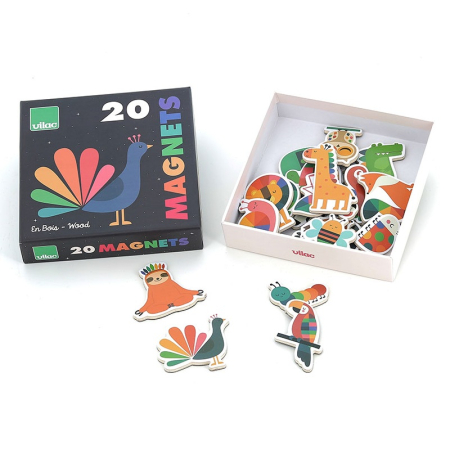 Cutie cu 20 magneti animale - Curcubeu Andy Westface - Vilac [3]