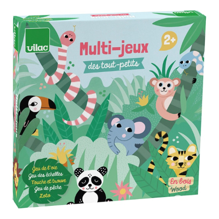 Cutie cu 5 Jocuri din lemn - Michelle Carlslund - Vilac [0]