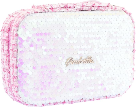 Machiaj copii - Cutie de bijuterii si accesorii cu paiete reversibile, Girabrilla