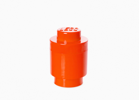LEGO® - Cutie depozitare rotunda LEGO 1 rosu