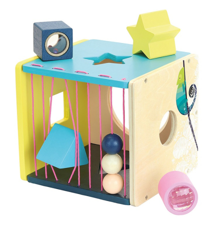 Cutie din lemn de sortat forme - Cuburi sonore - Vilac [0]