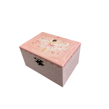 Jucarii creative - Cutie muzicala - Dreptunghiulara Balerina Roz - Trousselier