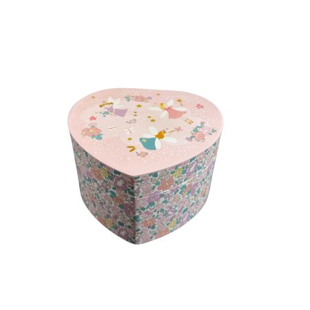 Jucarii creative - Cutie muzicala - Inima Printesa cu flori - Trousselier