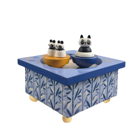 Jucarii creative - Cutie muzicala magnetica - Panda - Trousselier