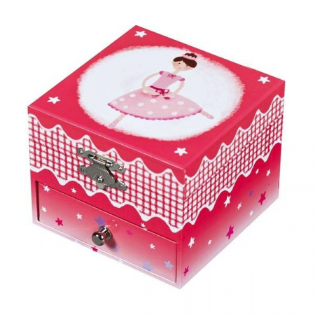 Jucarii creative - Cutie Muzicala Rosie Balerina Roz  
