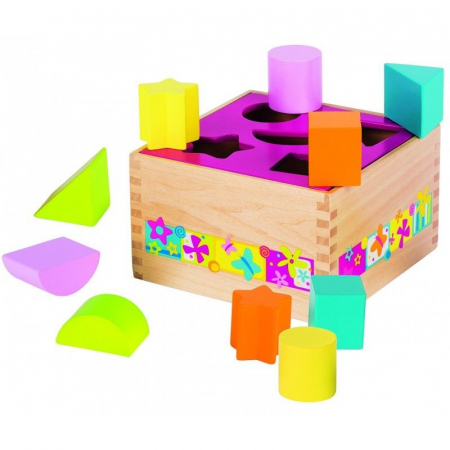 Jucarii Educative - Cutie sortare forme Goki