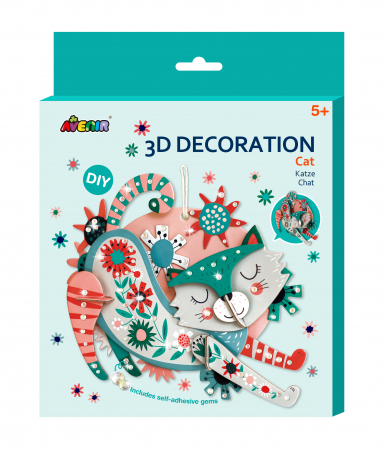 Decorat - Decoratiune 3D - Pisica