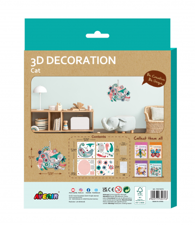Decoratiune 3D - Pisica [6]