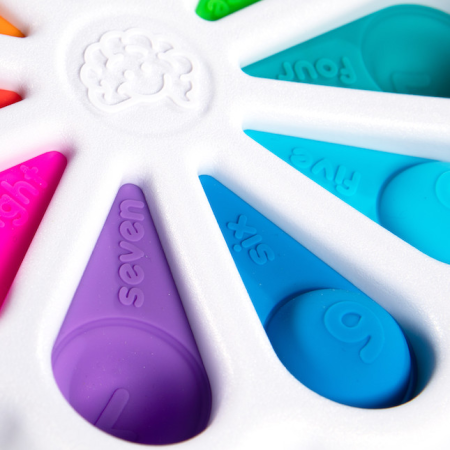 Dimpl Digits – Jucarie senzoriala cu bule numerice din silicon [3]