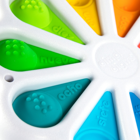 Dimpl Digits – Jucarie senzoriala cu bule numerice din silicon [1]