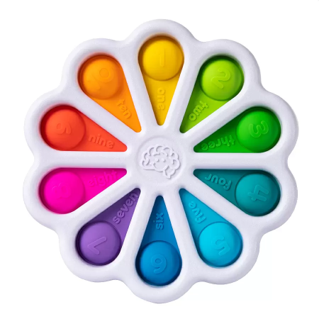 Dimpl Digits – Jucarie senzoriala cu bule numerice din silicon [7]