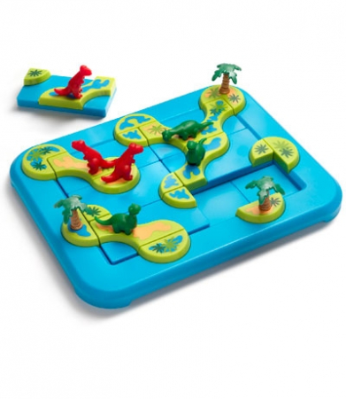 Smart Games - Dinosaurs Mystic Islands, joc de logica cu 80 de provocari, 6+ ani [1]