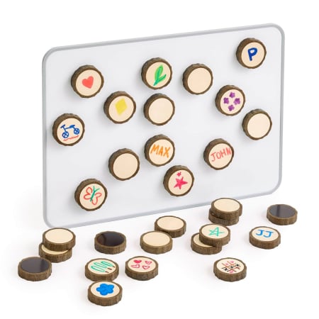 Discuri magnetice cu suprafata pentru scris, Guidecraft [2]