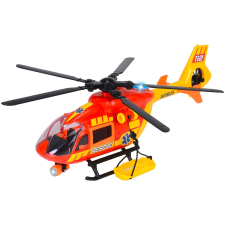 Elicopter de salvare Dickie Toys Airbus H145 1:36 36 cm cu lumini si sunete [0]
