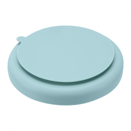 Farfurie compartimentata din silicon cu ventuza, blue, U-Grow [1]