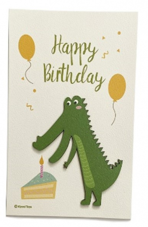 Vârstă - Felicitare Kipod -   Happy birthday   - crocodil