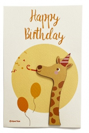 Vârstă - Felicitare Kipod -   Happy birthday   - girafa