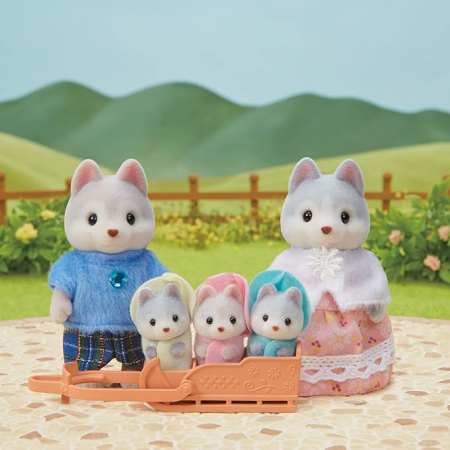 Figurine Sylvanian Families - Familia Catelusilor Husky [2]