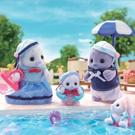 Figurine Sylvanian Families-Familia Focilor [3]