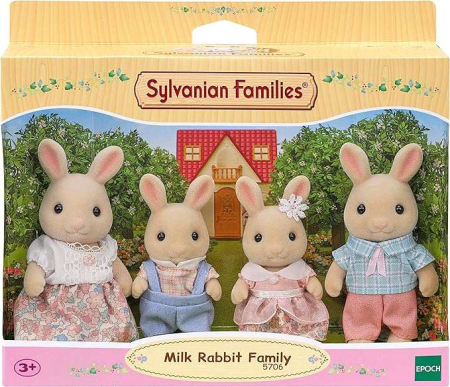 FIGURINE SYLVANIAN FAMILIES-FAMILIA IEPURASILOR CHOCOLATE TRIO [5]
